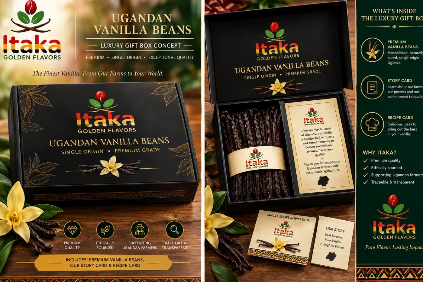 Everything included in the Itaka luxury gift box